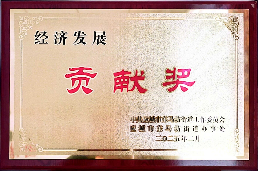 金蔚化工榮獲2024年度經(jīng)濟發(fā)展貢獻獎，彰顯行業(yè)實力與擔(dān)當(dāng)